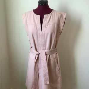 Banana Republic utility dress tunic jumper blush